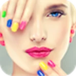 face beauty makeup camera android application logo